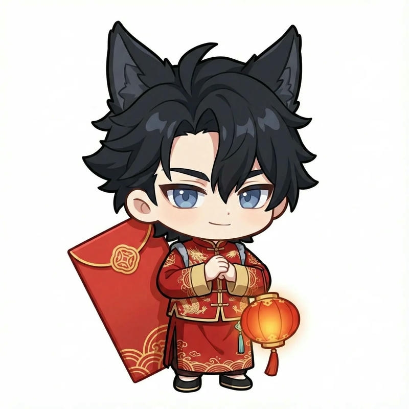 Ảnh tết chibi sở hữu diện mạo ngộ nghĩnh cuốn hút