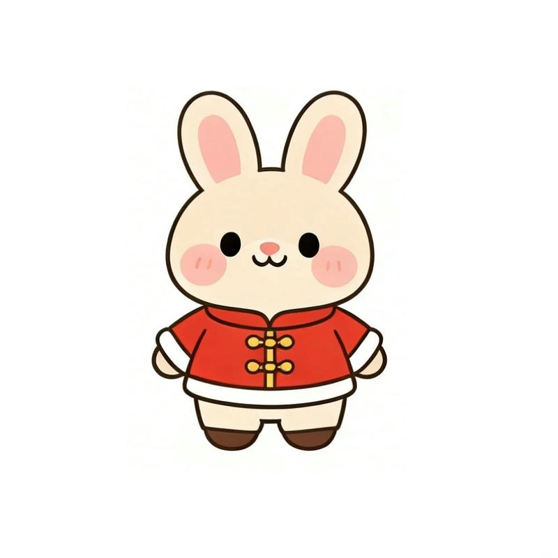 Ảnh tết chibi sở hữu phong cách ngộ nghĩnh sinh động