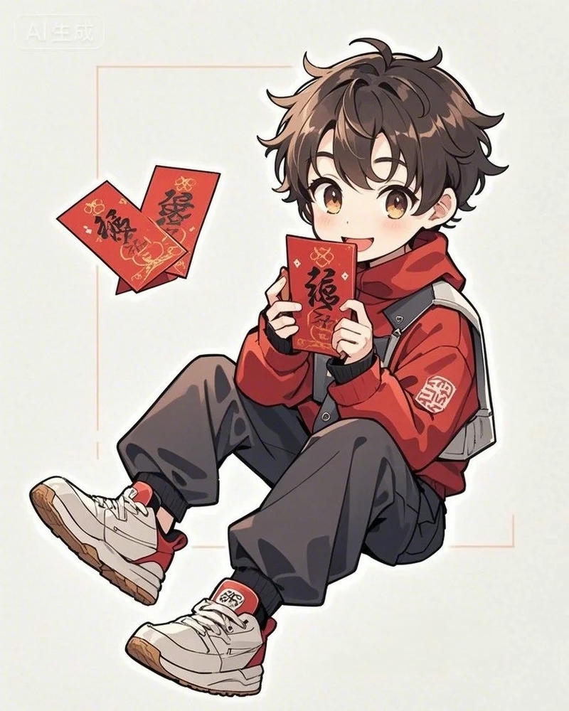 Ảnh tết chibi với diện mạo nhỏ nhắn dễ thương