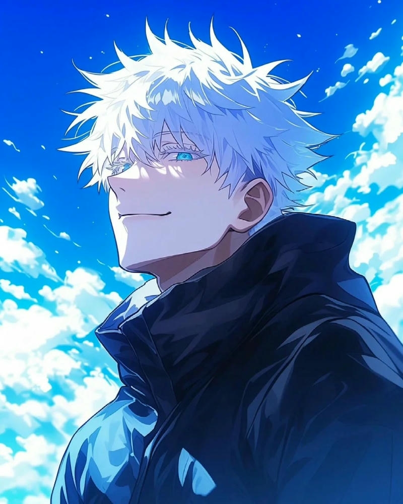 Anime nhân vật Gojo thể hiện khí chất đầy ấn tượng