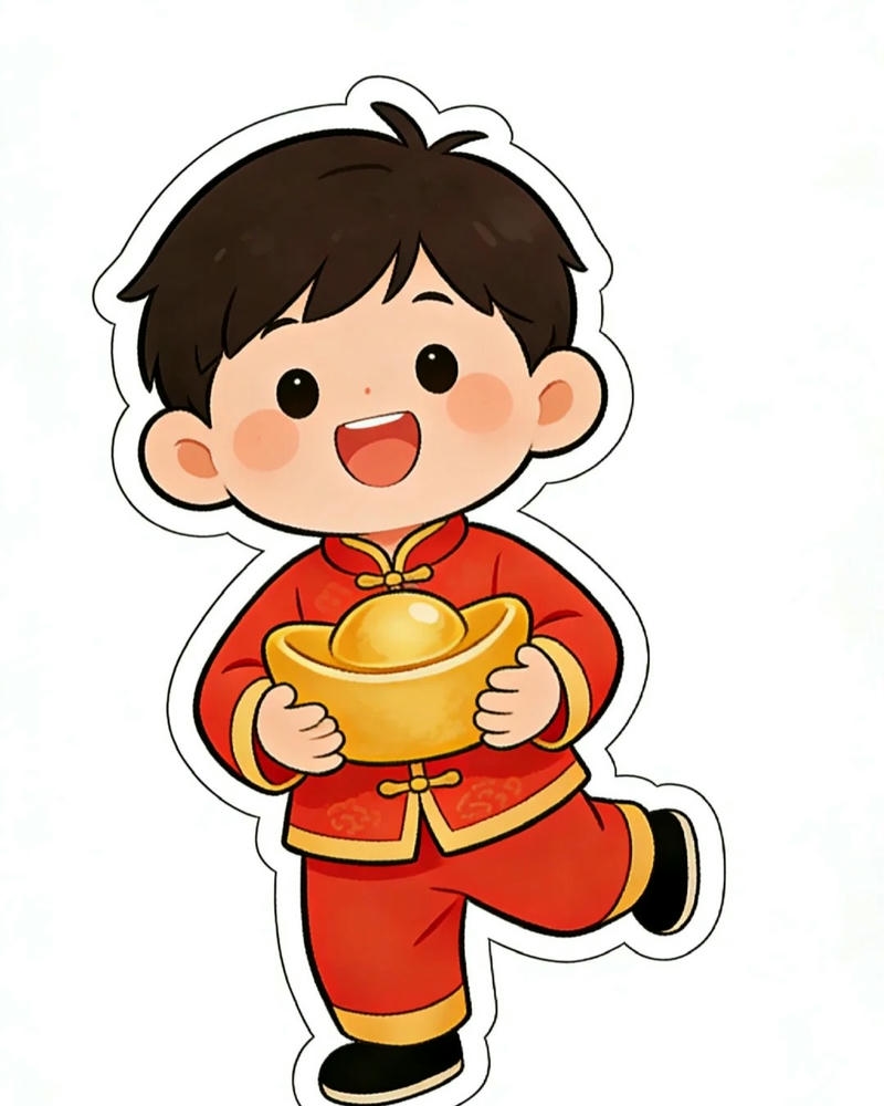 Chibi ngày xuân mang nét vẽ đáng yêu sinh động