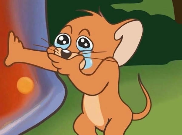 Jerry meme mang thần thái đáng yêu và tinh nghịch
