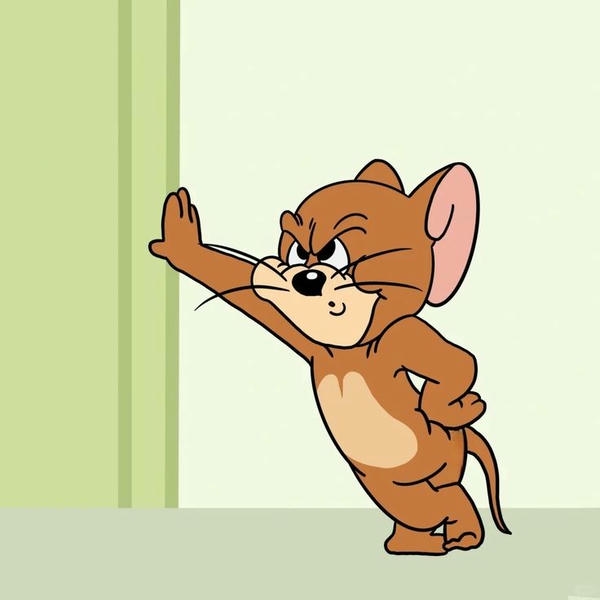 Jerry meme thể hiện nét mặt lém lỉnh thú vị