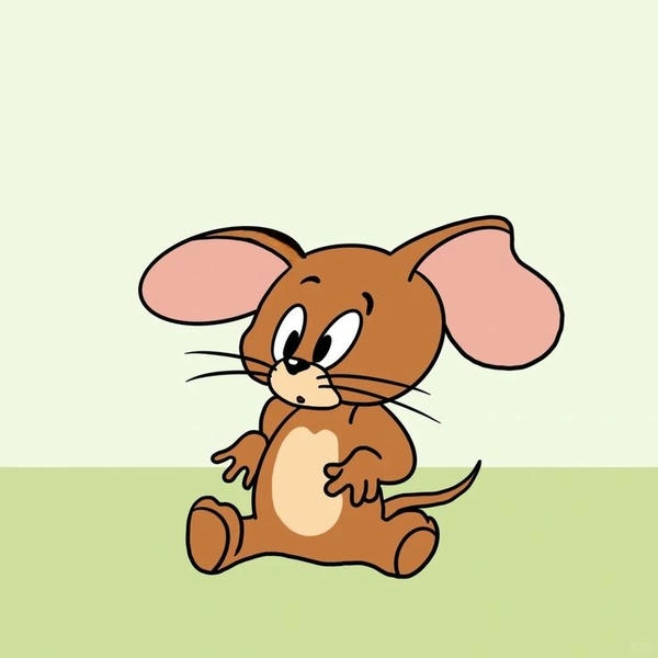 Jerry meme với nét biểu cảm tinh quái đáng yêu