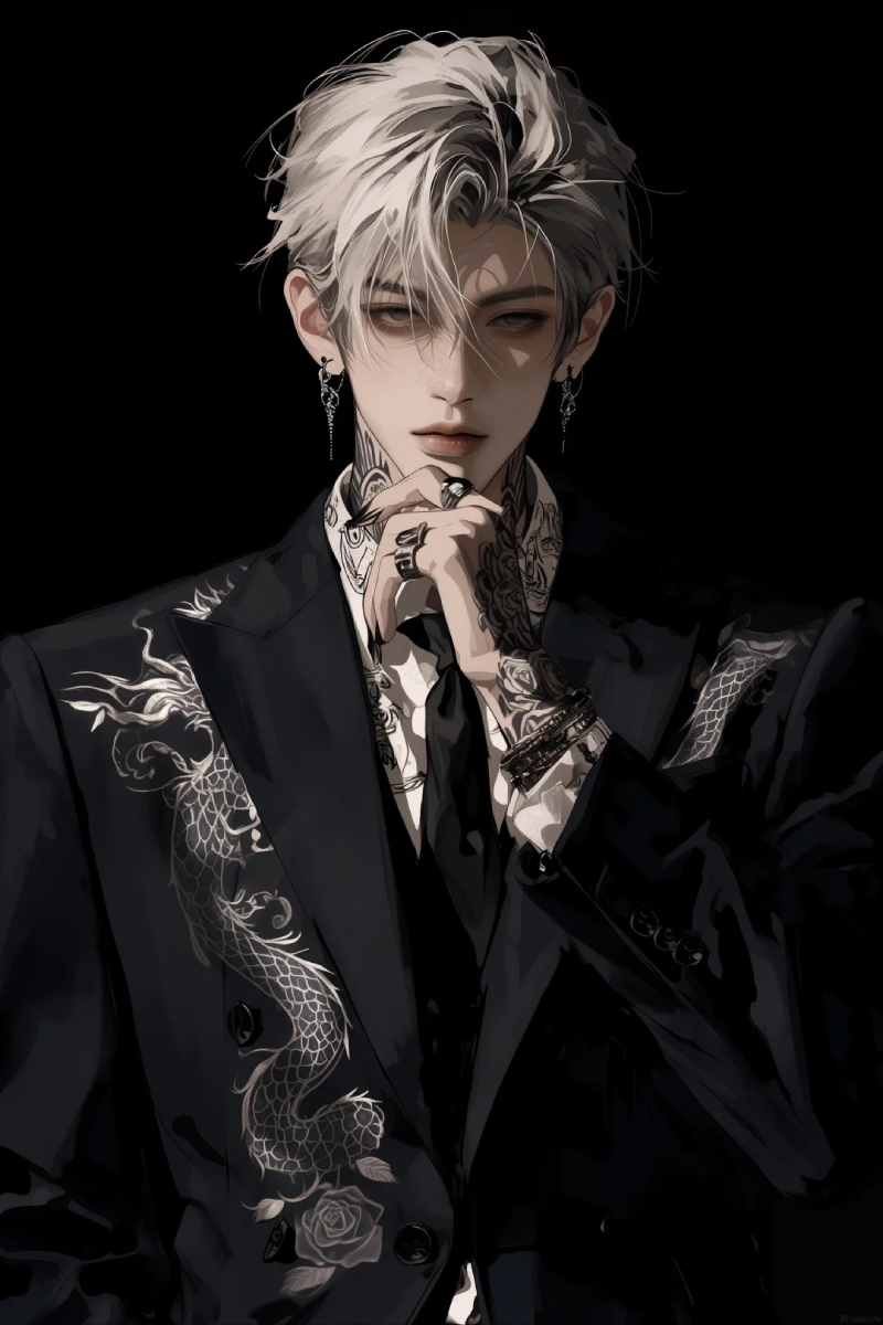 anime boy đẹp trai với vẻ lạnh lùng