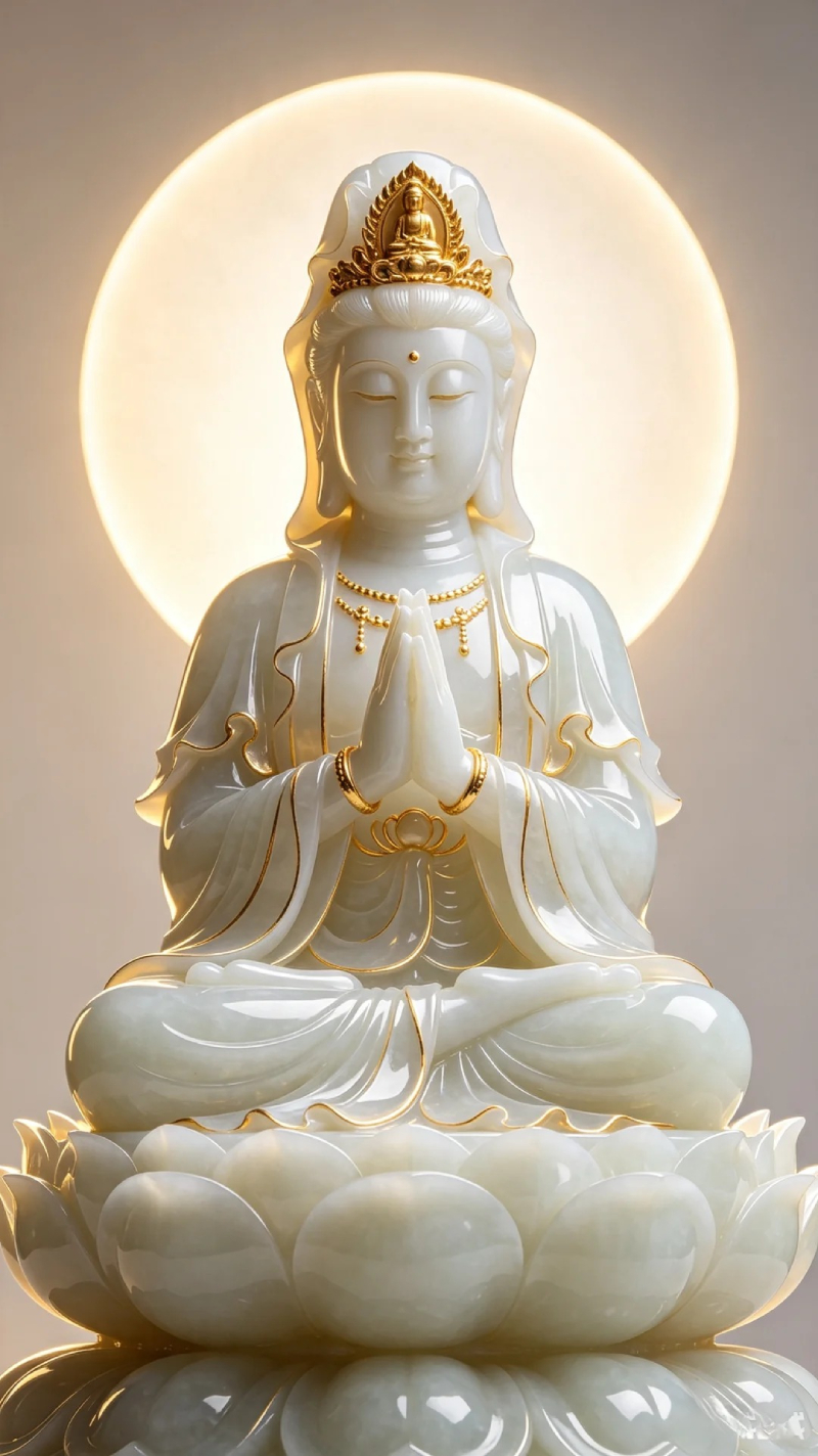 hình Quan Âm Bồ Tát đẹp trang nghiêm