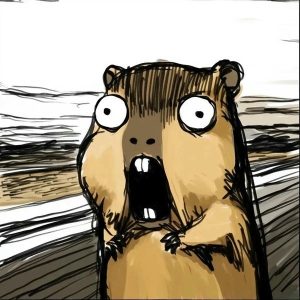Meme sợ hãi tình cảnh dở khóc dở cười ghê