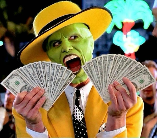 Meme tiền biểu cảm bất lực khi chưa tới lương