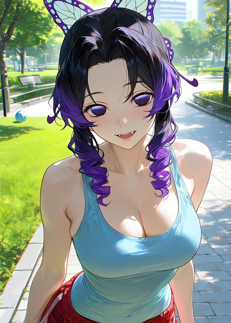 Shinobu sexy mang nét quyến rũ nhẹ nhàng đầy tinh tế