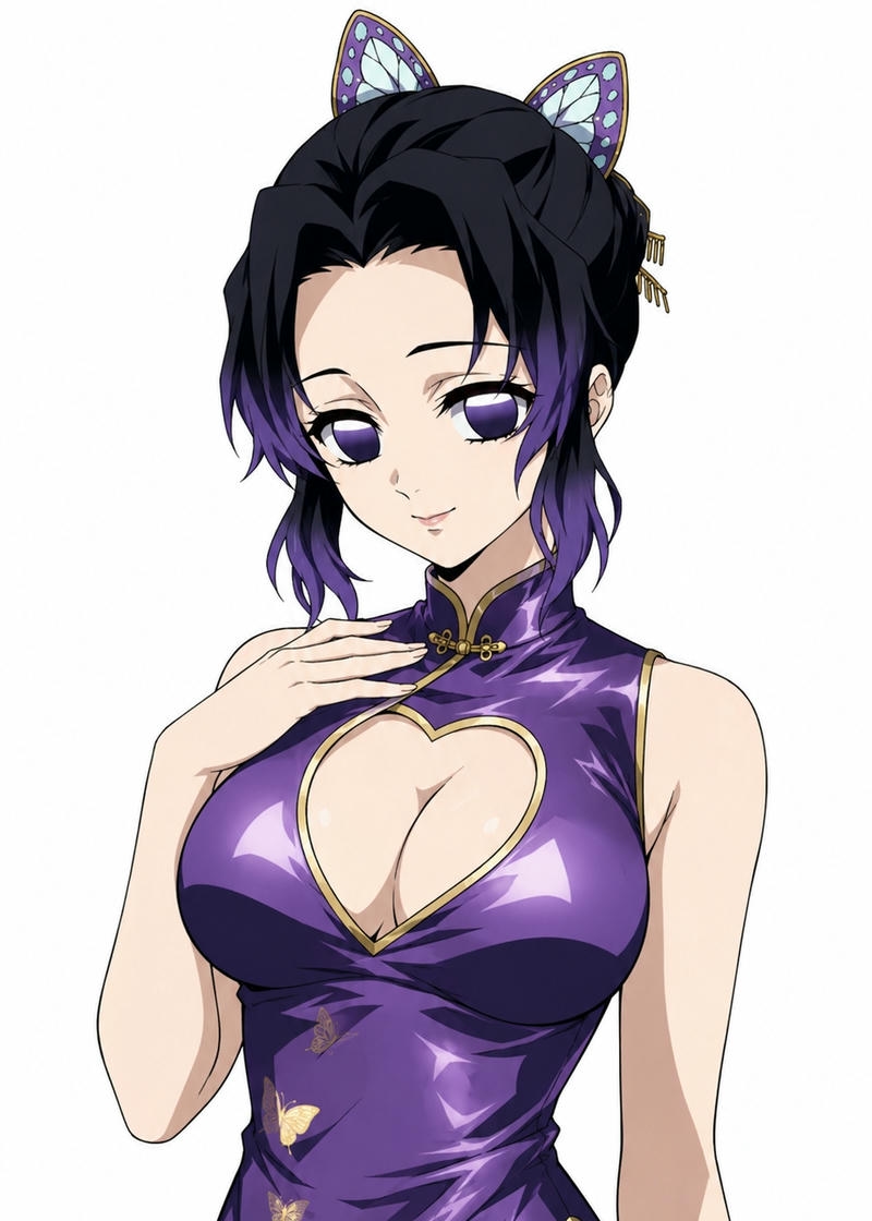Shinobu sexy mang vẻ ngoài nổi bật với thần thái ngọt ngào