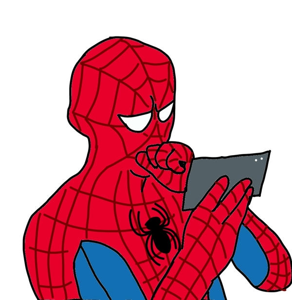 Spider man meme thể hiện cảm xúc ngạc nhiên hài hước