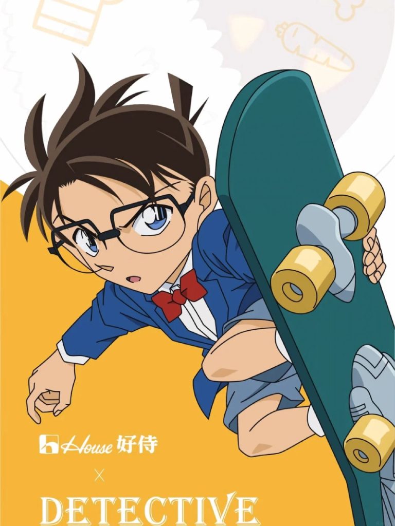 ảnh Conan với phong cách thám tử