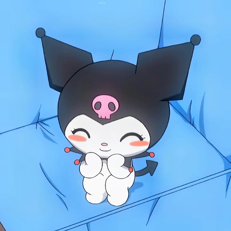 ảnh Kuromi cùng những họa tiết đáng yêu