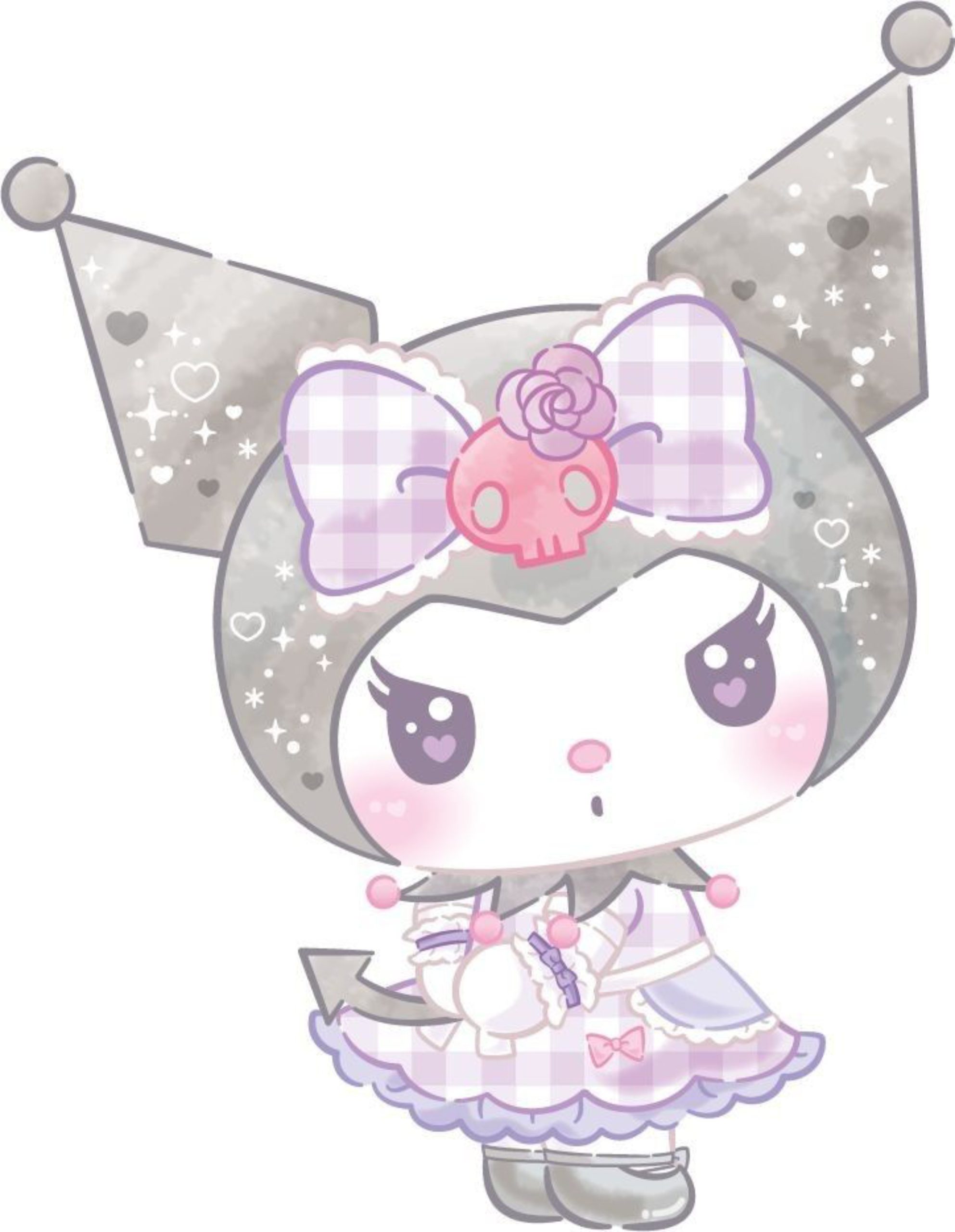 ảnh Kuromi với biểu cảm đáng yêu