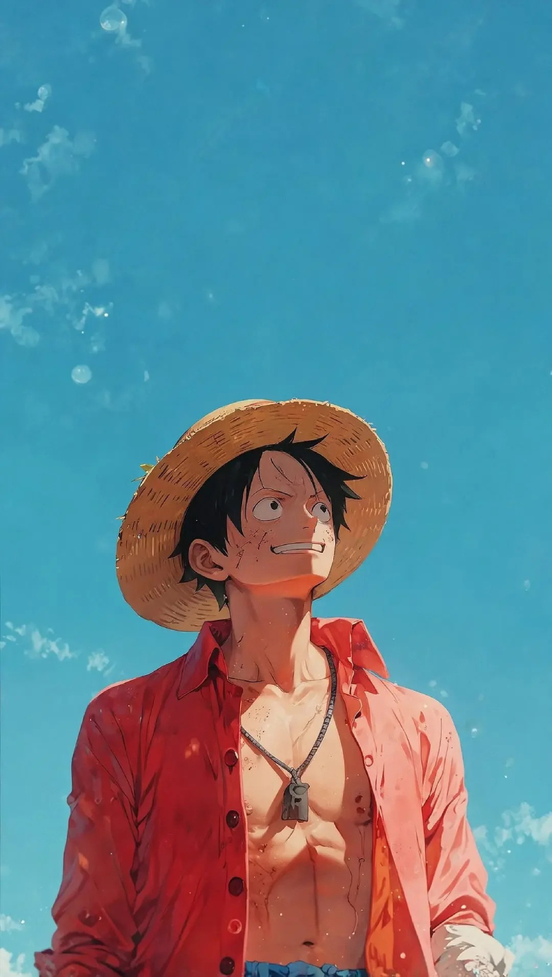 ảnh Luffy Haki Bá Vương cực chất