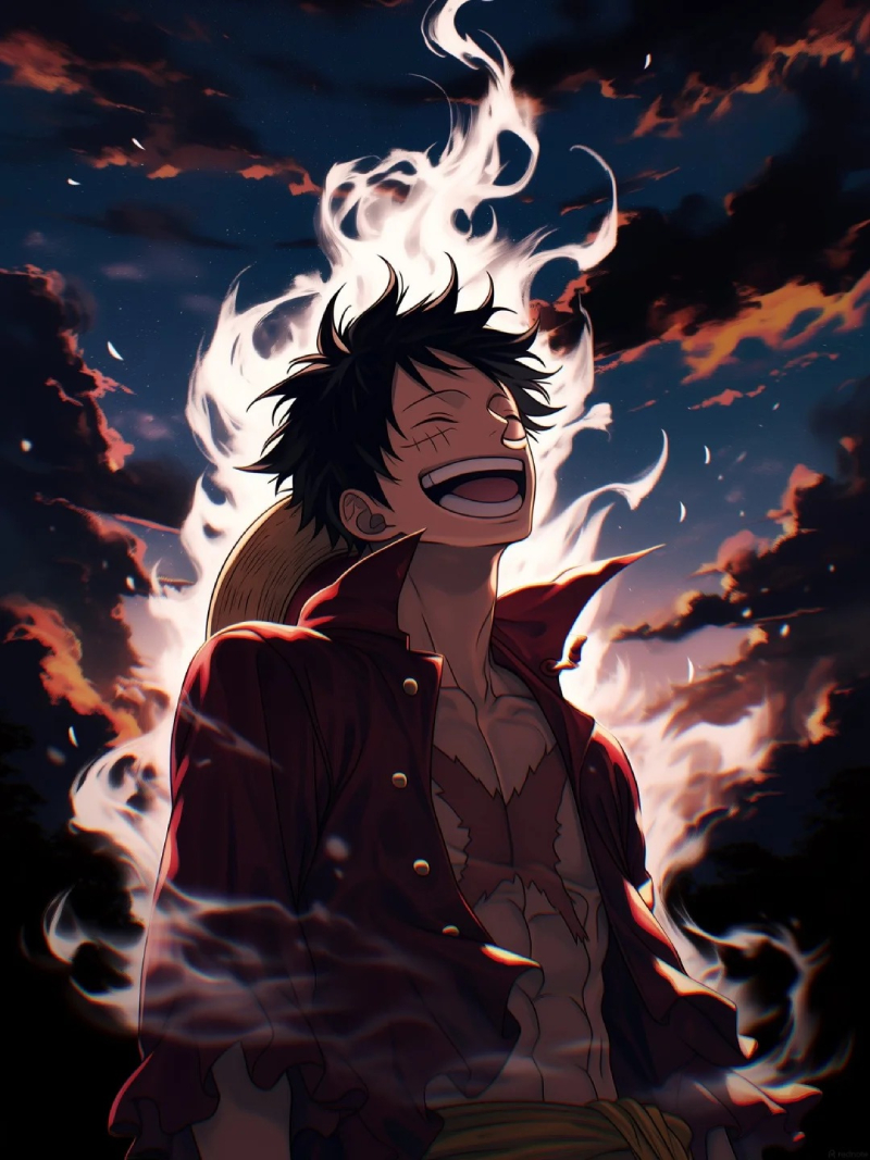 ảnh Luffy cực ngầu trong trận chiến