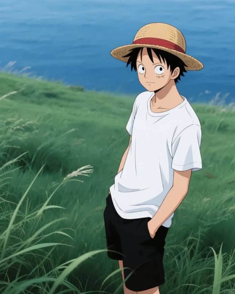 ảnh Luffy làm hình nền điện thoại