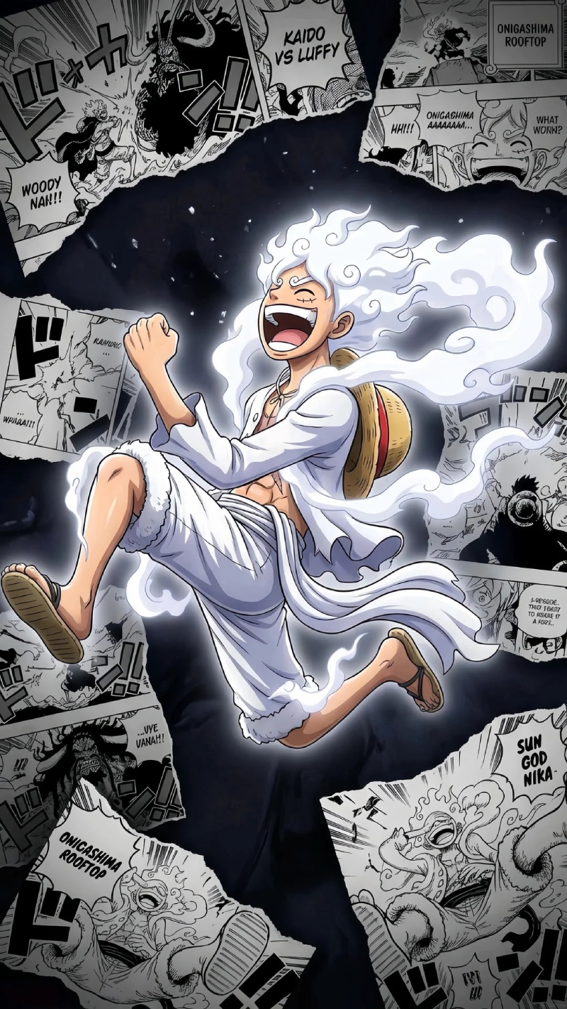 ảnh Luffy làm hình nền máy tính