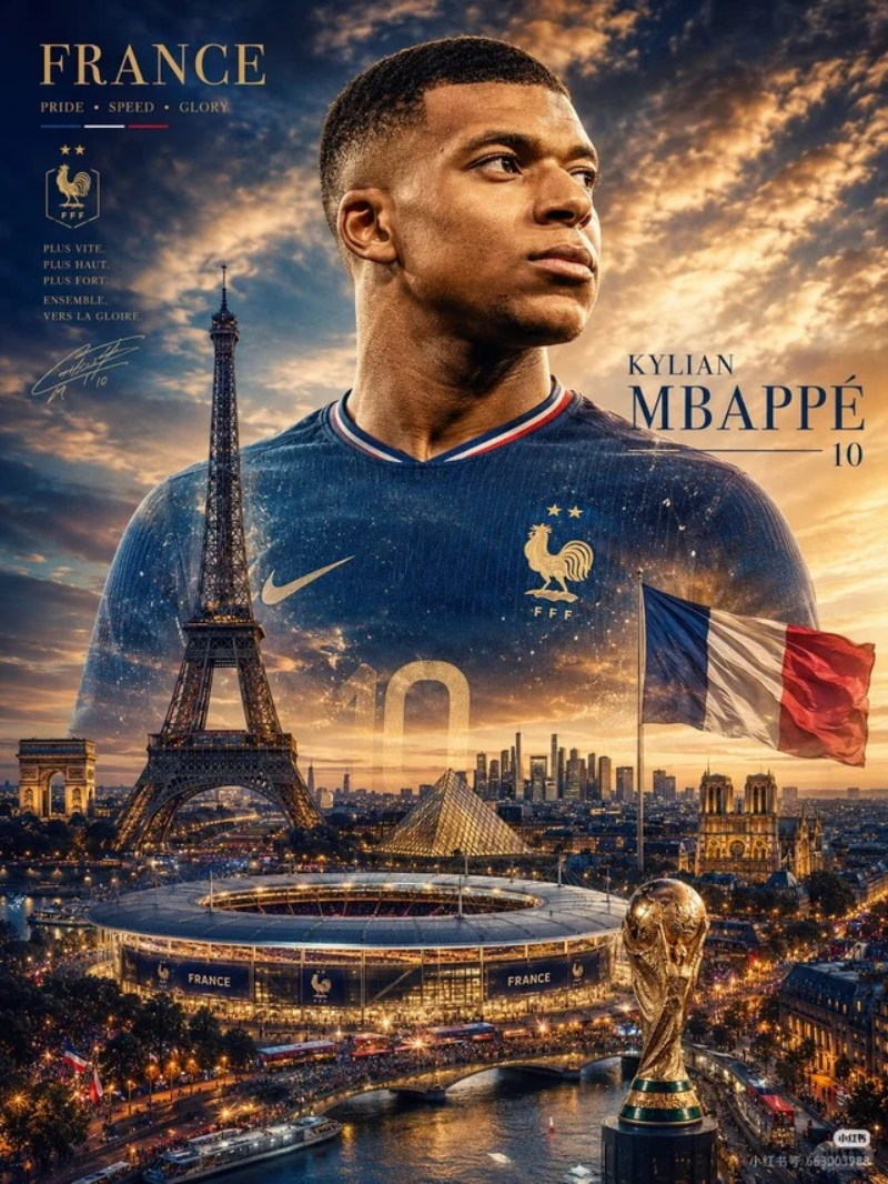 ảnh Mbappe đẹp nhất trên sân cỏ