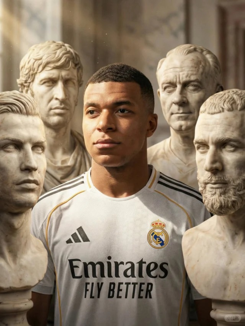 ảnh Mbappe đẹp nhất trong màu áo Real Madrid