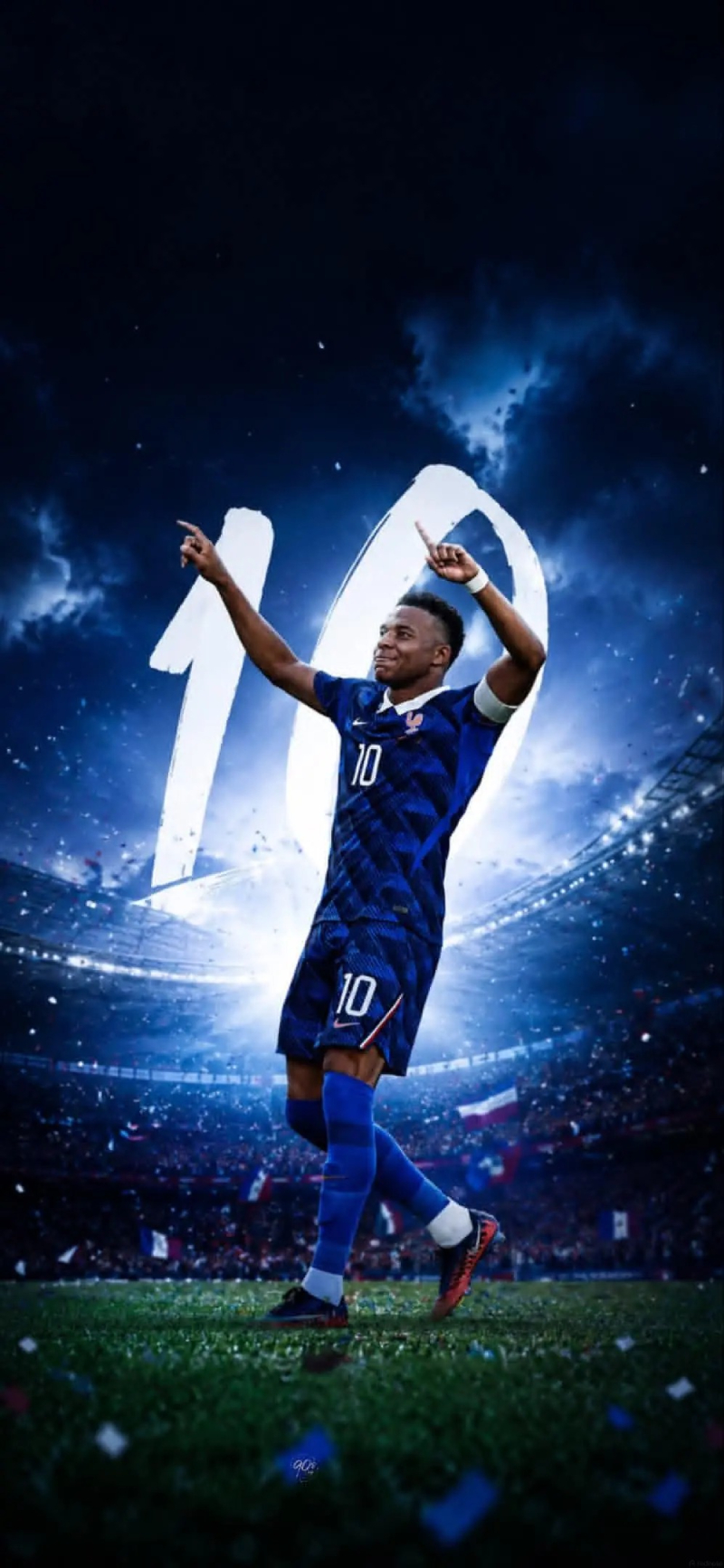 ảnh Mbappe đẹp nhất với phong cách chuyên nghiệp