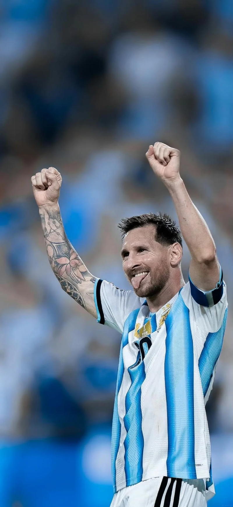 ảnh Messi ăn mừng chiến thắng