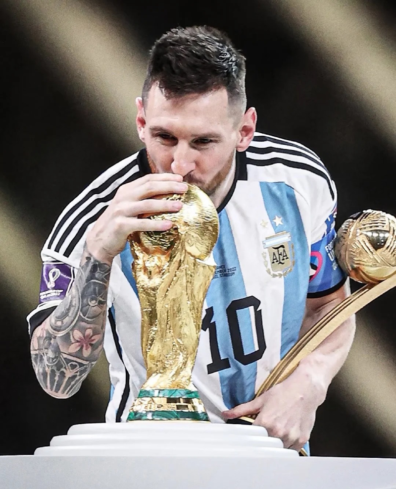 ảnh Messi trong trận đấu