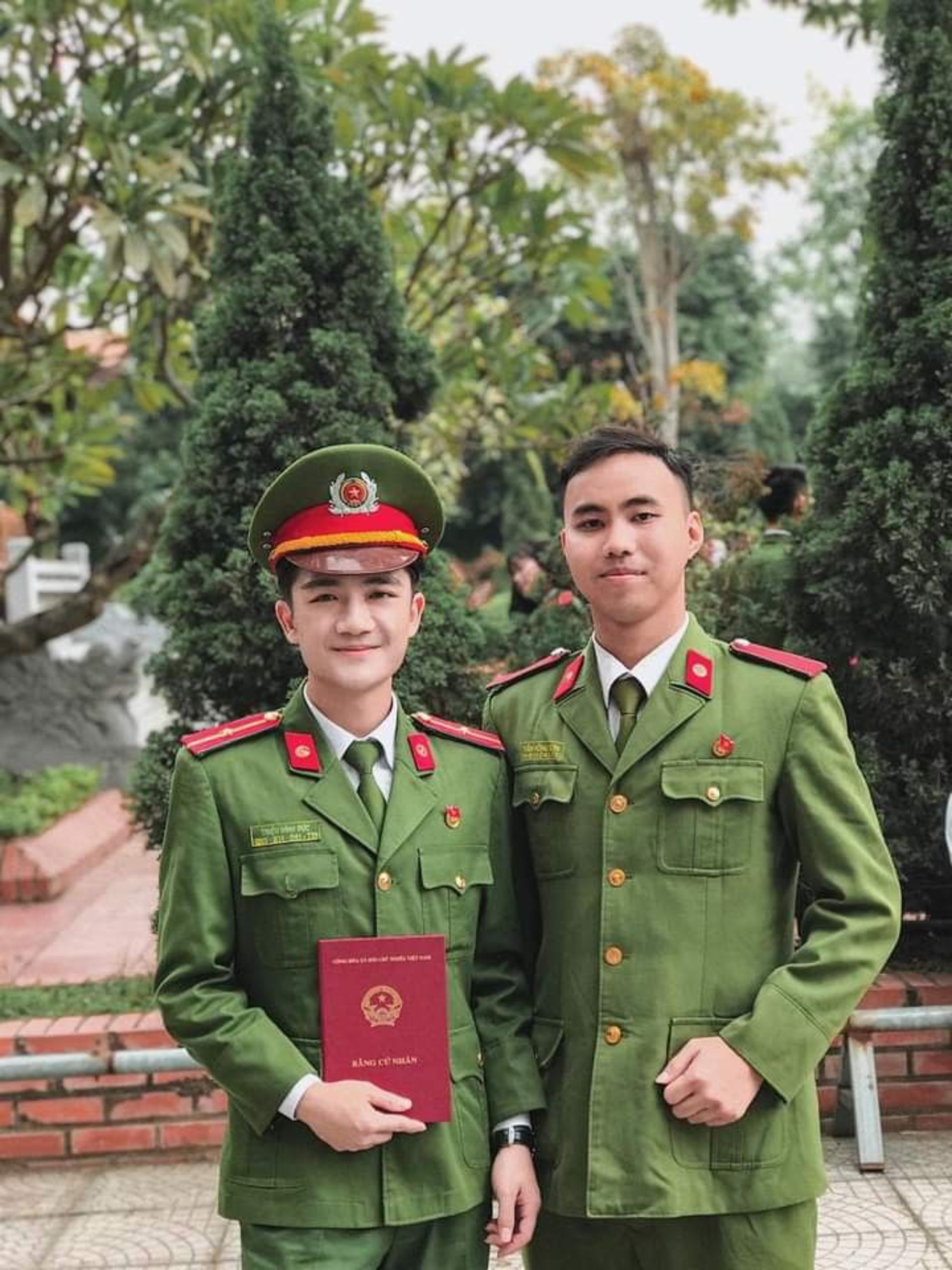 ảnh công an Việt Nam trong công tác