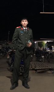 ảnh công an đang thực hiện nhiệm vụ