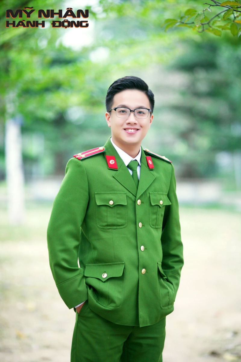 ảnh công an trong hoạt động bảo đảm an ninh
