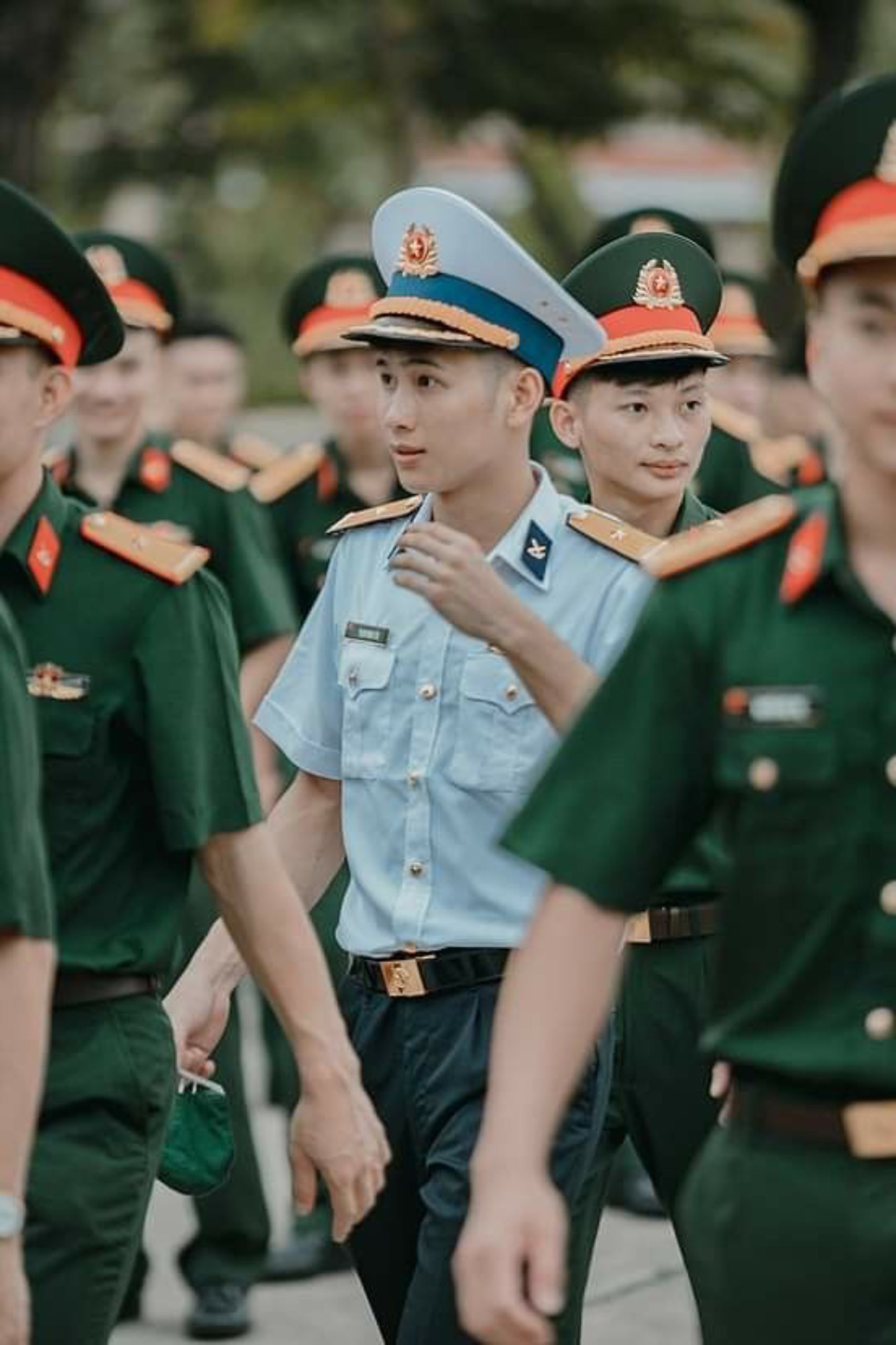 ảnh công an trong lễ duyệt đội ngũ