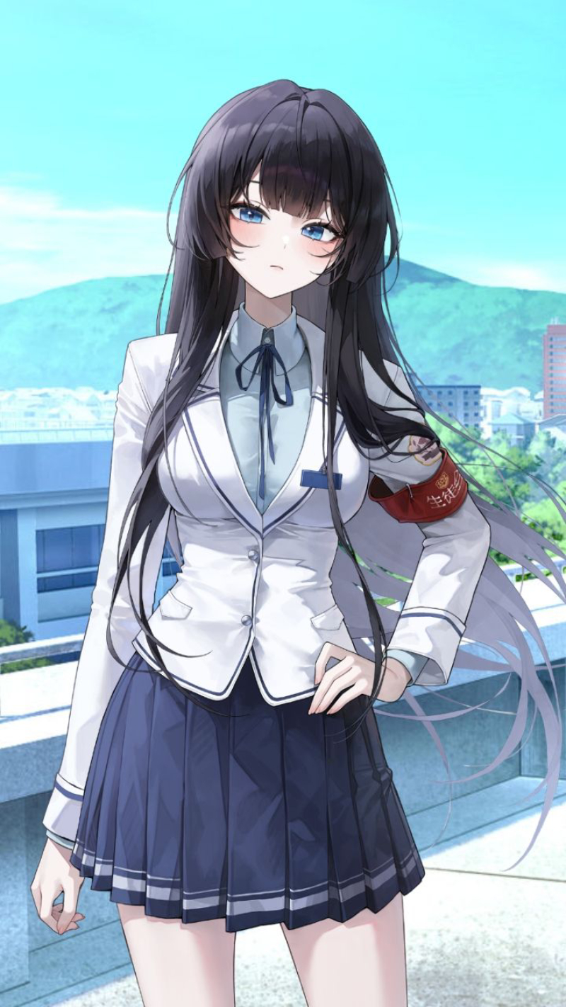 ảnh gái anime buồn trong đêm