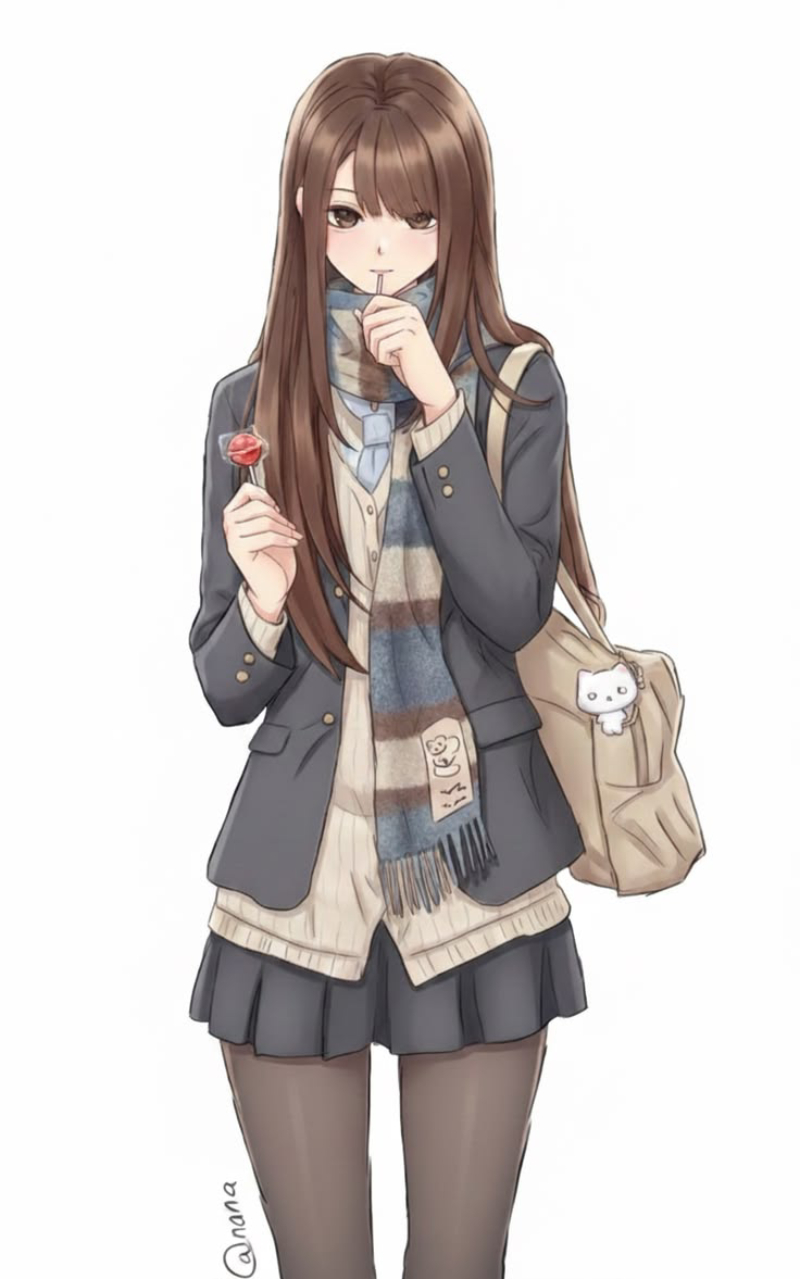 ảnh gái anime cool ngầu