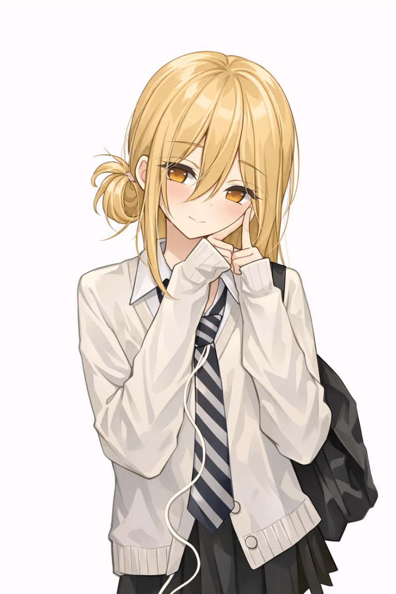 ảnh gái anime dễ thương làm hình nền