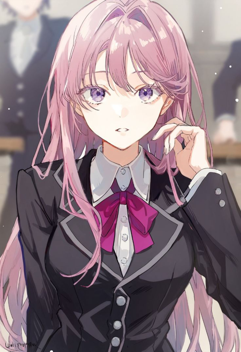 ảnh gái anime phong cách nghệ thuật