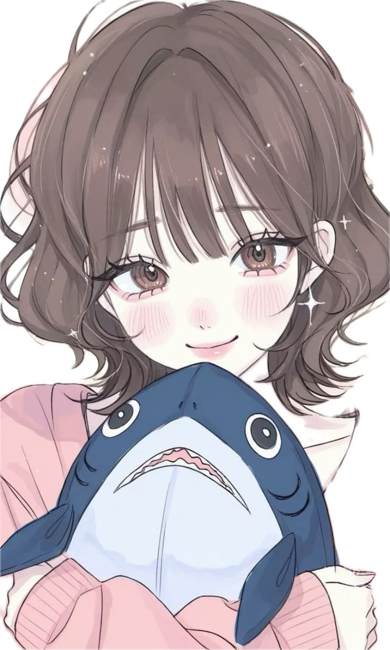 ảnh gái anime tóc dài xinh đẹp