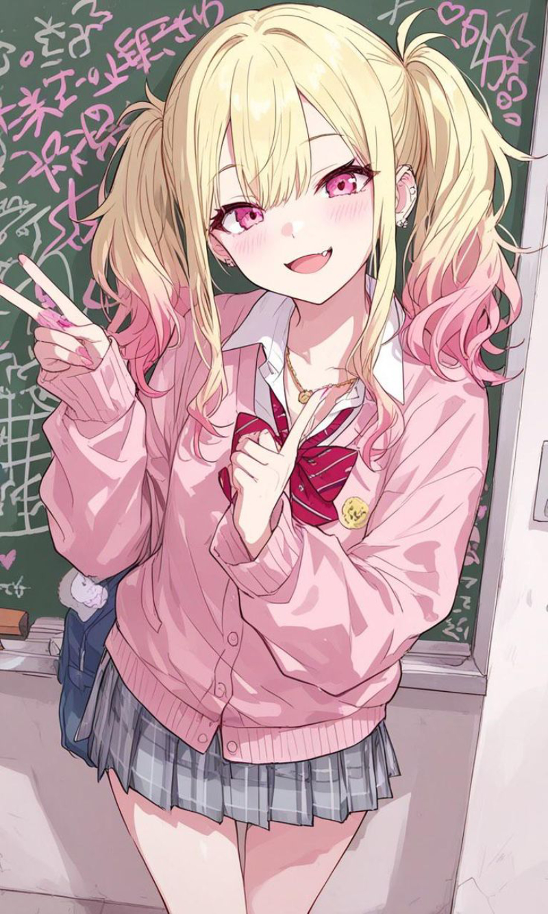 ảnh gái anime với đôi mắt long lanh