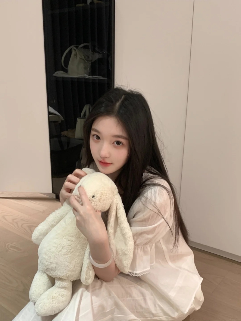 ảnh gái cute với outfit pastel