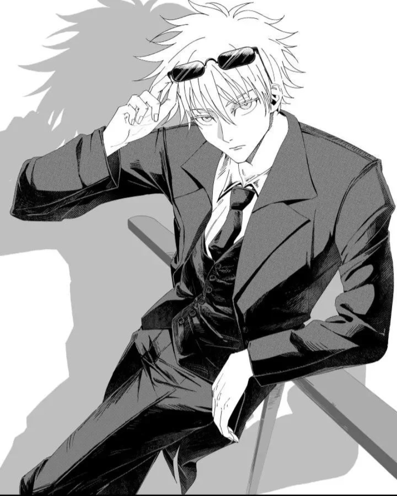 ảnh gojo 1_2 phong cách anime