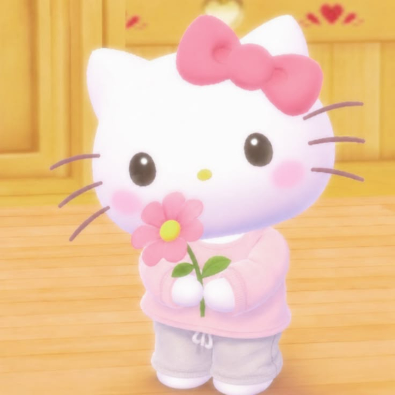 ảnh hello kitty cute phong cách kawaii