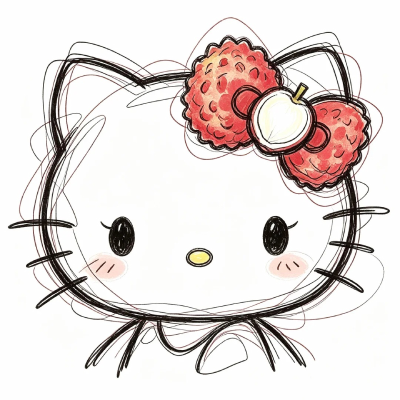 ảnh hello kitty cute phong cách pastel