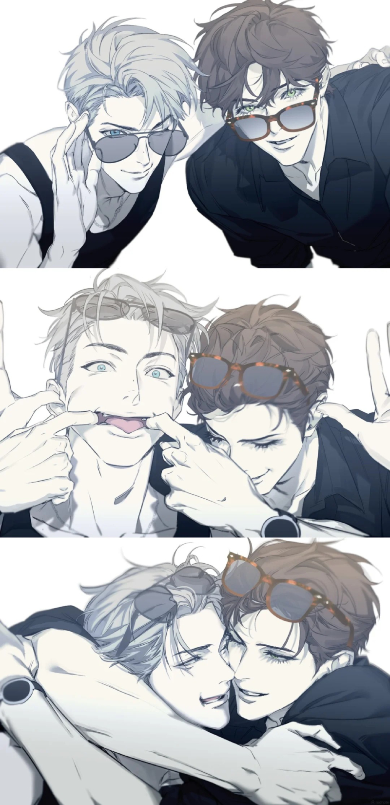 ảnh hình nền anime màu xanh đẹp mắt