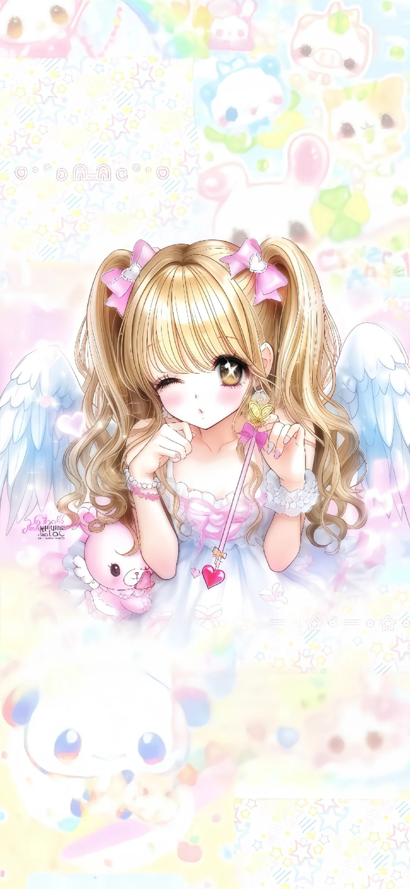 ảnh hình nền anime thành phố về đêm