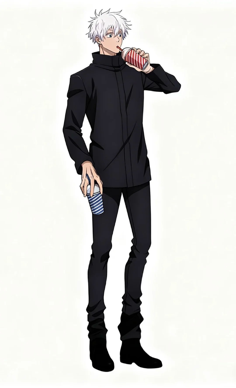 ảnh nam thần anime Satoru Gojo