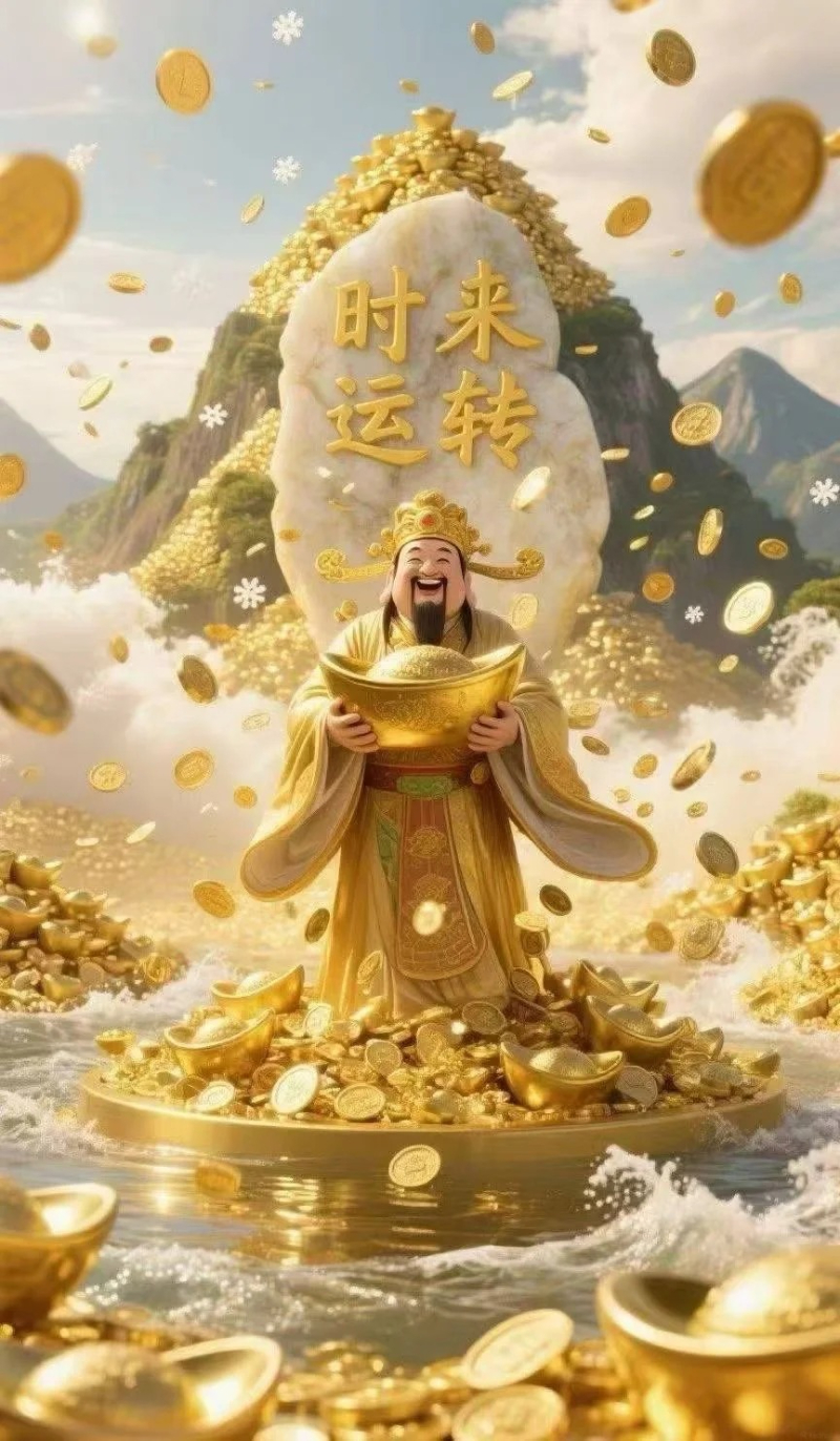 ảnh thần tài tài lộc cho gia đình