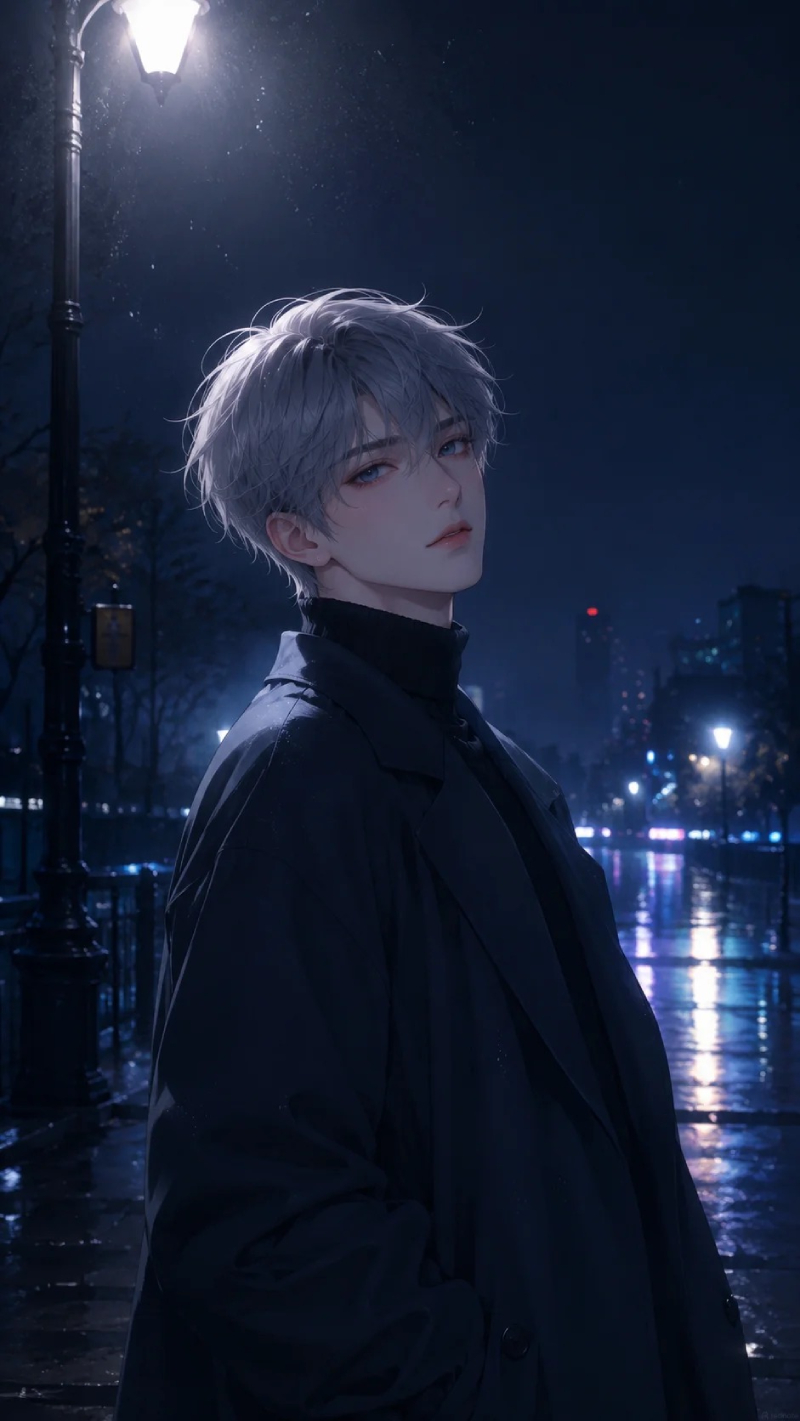 ảnh trai anime với ánh mắt cuốn hút