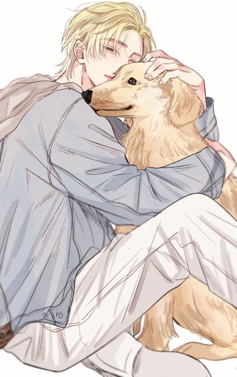 anime boy với ánh mắt lạnh lùng