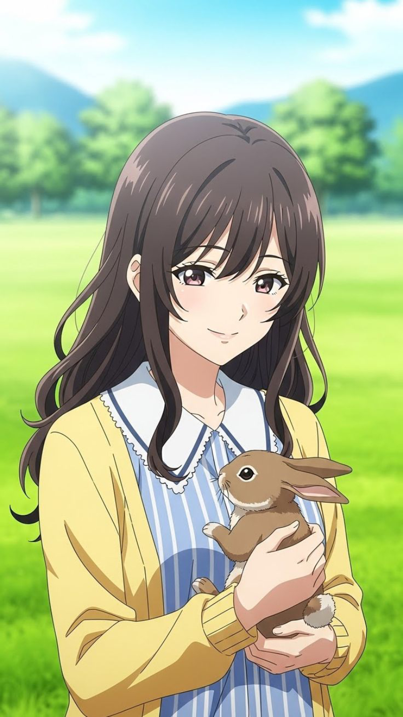anime girl buồn và đầy tâm trạng