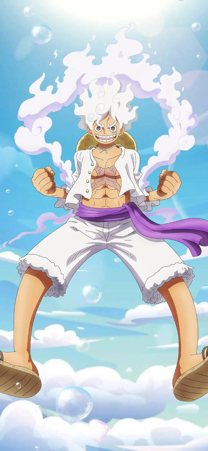 hình ảnh Luffy Gear 5 anime đẹp