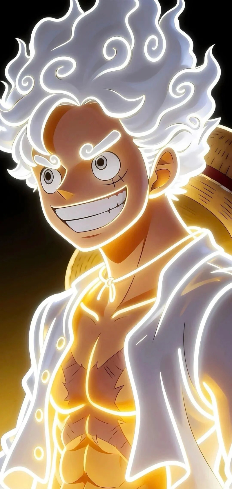 hình ảnh Luffy Gear 5 đẹp cho điện thoại